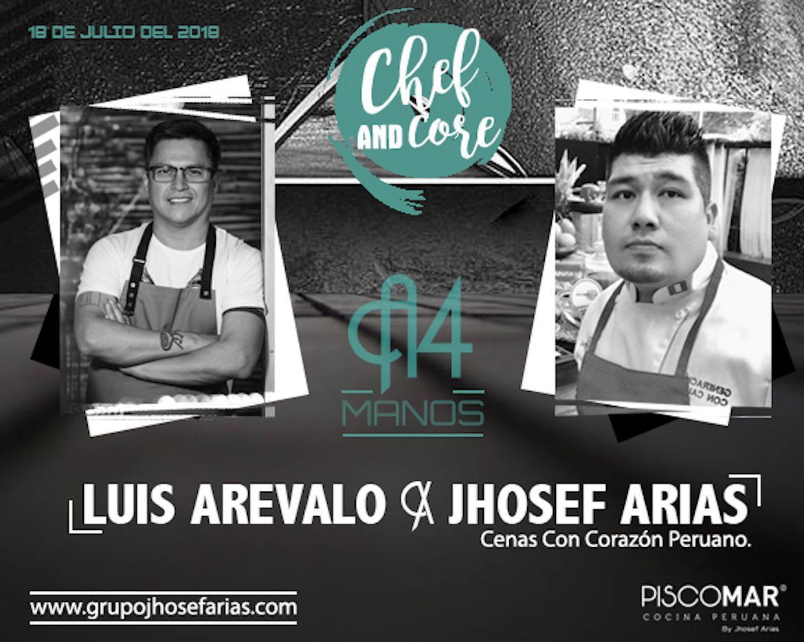 Experiencia 4 Manos con Luis Arevalo y Jhosef Arias – 18 julio 20:00
